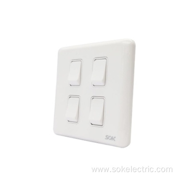 16AX250V 4Gang 2Way Light Switch popular wall switch